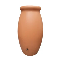 Récupérateur d’eau coloris terre cuite Bellijardin Jarre Toscan – 500 L