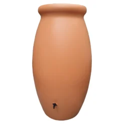 Récupérateur d’eau coloris terre cuite Bellijardin Jarre – 500 L