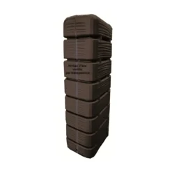 Récupérateur d’eau en plastique anthracite Bellijardin Dune - 320 L