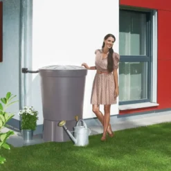 Récupérateur à eau Garancia - 300 L Gris graphite