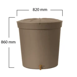 Récupérateur à eau Garancia - 300 L Taupe