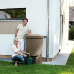 Récupérateur à eau Garancia - 300 L Taupe