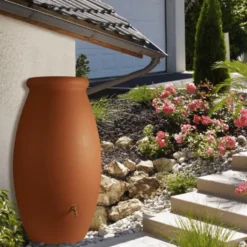 Récupérateur à eau Toscane Bellijardin - 1000 L Terracotta