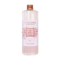 Recharge bouquet parfumé senteur rose hibiscus Collines de Provence - 500 ml