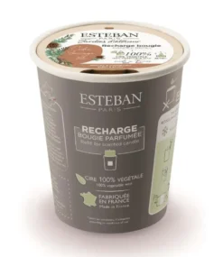 Recharge de bougie parfumée Esteban senteur Cèdre sauvage - 180 g