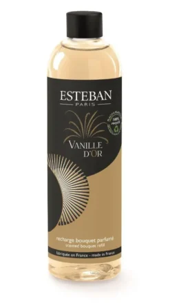 Recharge de parfum bouquet et diffuseur Esteban collection Vanille d'or – 250 ml