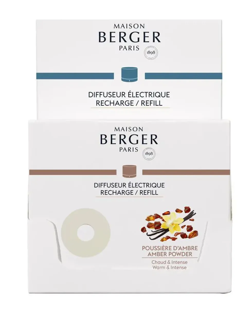 Recharge en céramique pour diffuseur nomade Maison Berger parfum Poussière d’ambre - Ø 6 cm