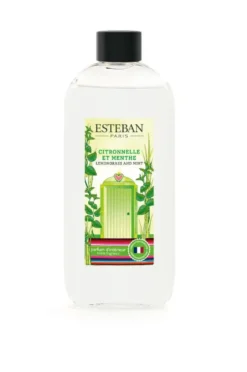 Recharge parfumée diffuseur senteur citronnelle et menthe Esteban - 200 ml
