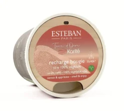 Recharge pour bougie parfumée senteur terre d'ocre Esteban - 180 g