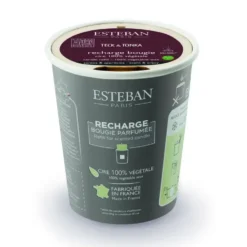 Recharge pour bougies parfumées Teck et Tonka Esteban - 180 g