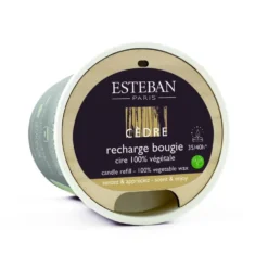 Recharge pour bougies parfumées Cèdre Esteban - 180 g