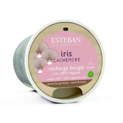 Recharge pour bougies parfumées Iris cachemire Esteban - 180 g