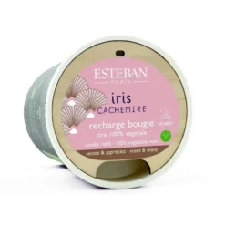 Recharge pour bougies parfumées Iris cachemire Esteban - 180 g