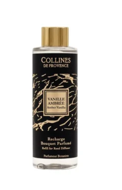 Recharge pour bouquet parfumé Collines de Provence collection Fleurs & Écorces senteur Vanille ambrée - 200 ml