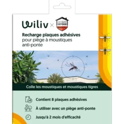 Recharge pour piège anti-moustique anti-ponte EverGreen - 8 pièces
