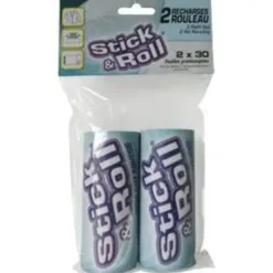 Recharge pour rouleau adhésif Stick & Roll 2x30 feuilles