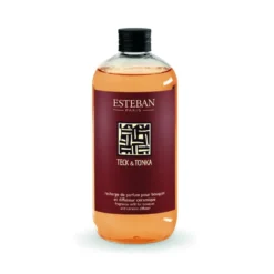 Recharge Teck et Tonka pour bouquets parfumés Esteban - 500 ml