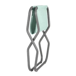 Repose jambes pliant en acier et toile Batyline gris Titane Lafuma Next - 66,5 x 51 x 35 cm