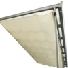 Rideau d'ombrage polyester pour toit terrasse 3042 A coloris gris en aluminium - 2,85 x 4,25 m