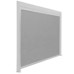 Rideau pour pergola autoportée coloris blanc - 400 cm
