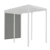 Rideau pour pergola 3630 BI/PER 3660 BI coloris gris en PVC - 3,4 x 2,2 m