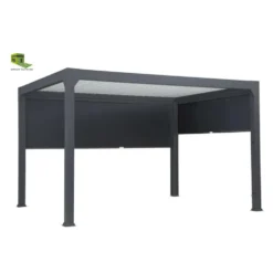 Rideau pour pergola noir sable Green Outside Actual - 4 m