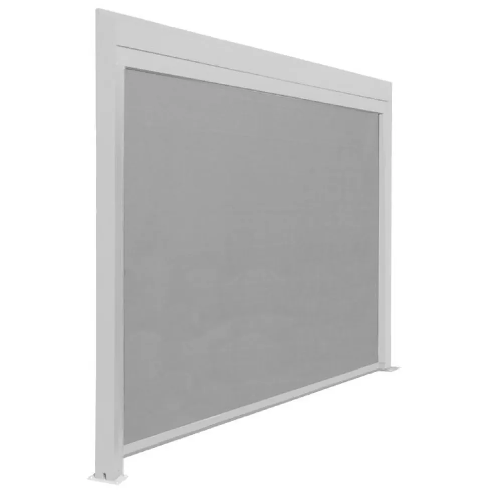 Rideau pour pergolas autoportée coloris blanc - 300 cm
