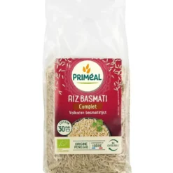 Riz basmati complet bio en sachet de 500 g