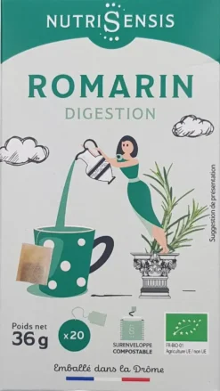 Romarin Bio Nutrisensis - 20 sachets