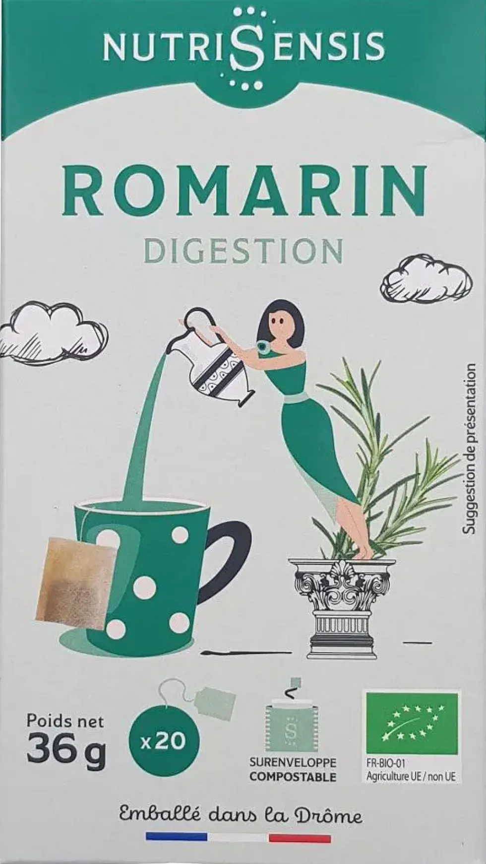 Romarin Bio Nutrisensis - 20 sachets