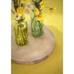 Rondin Paulownia en bois naturel Ø 30 x H 3 cm
