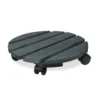 Roule-plante rond en bois gris anthracite Louis Moulin Basics - Ø 37,5 cm