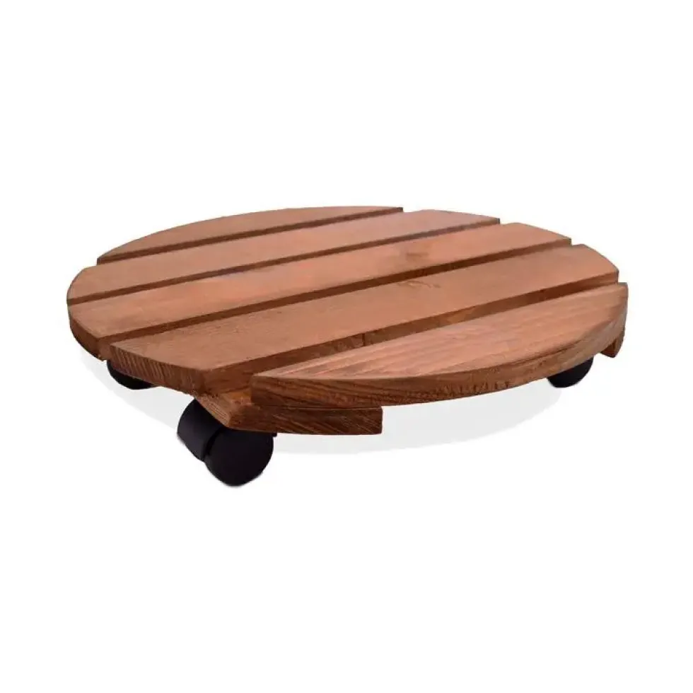 Roule-plante rond en bois naturel Louis Moulin Basics - Ø 37,5 cm