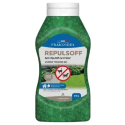 RŽpulsif d'extŽrieur pour chien et chat en gel marquages urinaires et dŽgradations Francodex Repuls'Off - 640 g