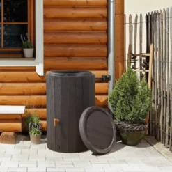 Réservoir avec couvercle brun Graf Madera – 220 L