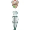 Râtelier à foin pour les rongeurs en métal coloris vert forme carotte Ehop Zolux – 8 x 8 x 46 cm