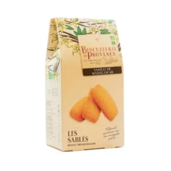 Sablés bio à la vanille de Madagascar Biscuiterie de Provence - 120 g