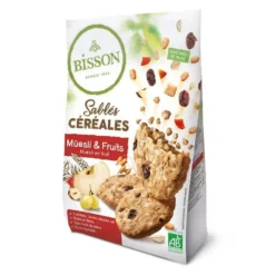 Sablés céréales muesli et fruits bio - 200 g