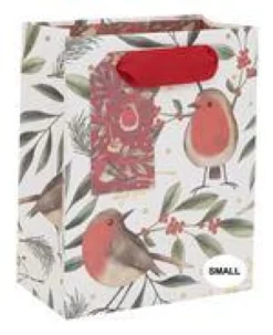 Sac à cadeaux motif oiseaux petit modèle Pictura