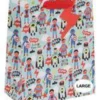 Sac à cadeaux multicolore grand modèle Pictura