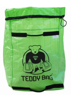 Sac à déchets Teddy Bag coloris vert en plastique Instant Nature - contenance 180 L