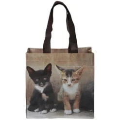 Sac de course illustrations chatons taille S - 24,6 x 9,7 x 23,9 cm