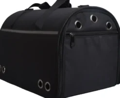 Sac de transport pour chat ou petit chien coloris noir Bobby Week-end - Taille M