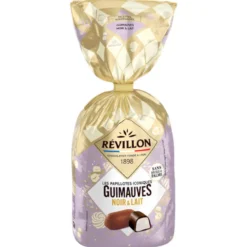 Sachet de guimauves noir & lait papillotes iconiques Révillon - 300 g