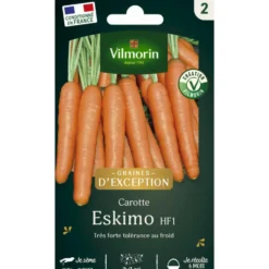 Sachet de semences potagère graines de carotte Eskimo HF1 Graines d'Exception