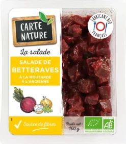 Salade de betterave moutarde à l'ancienne Carte Nature - 160g