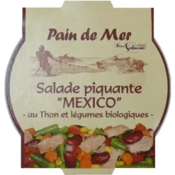 Salade piquante Mexico au thon et légumes biologiques Pain de mer - 250 g