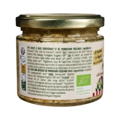 Sauce bio Apéripasta artichauts champignons parmesan Luce - 180 g