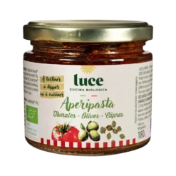 Sauce bio Apéripasta tomates olives câpres Luce - 180 g