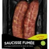 Saucisses fumées bio Rostain - 2 pièces